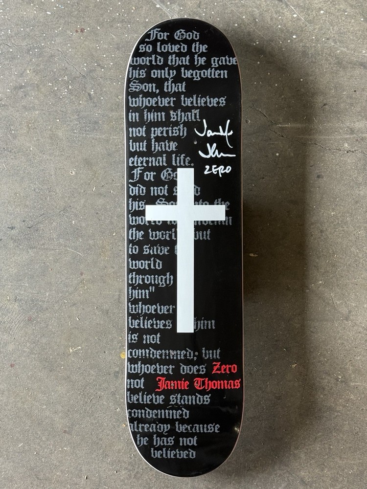 Zero ‘Cross’ Deck Signed by Jamie Thomas