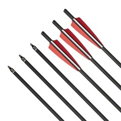 20″ Carbon Crossbow Bolts Arrows Hunting Tips Broadheads Arrowheads ID7.6mm 12x