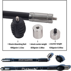 Archery Bow Stabilizer Balance Bar Rod System 3-30 Inch Carbon Fiber Stabilizer