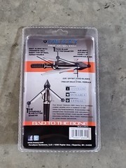 Muzzy Trocar HBX Hybrid Crossbow 4 blade 100 Gr 3 Broadheads Lot Of 3