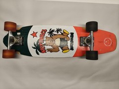 New Kryptonics Cruiser Skateboard 28×8 Party Bear California Drunk Stoned Beach