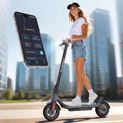 Electric Scooter Adult Folding E-Scooter 350W Long Range 25KM/H Fast Speed w/APP