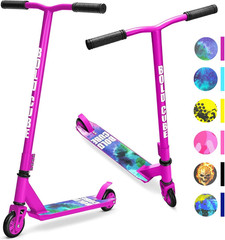 Stunt Scooter for Kids Ages 6-12 8-12 Years | Freestyle Pro 360° | Aluminium Dec