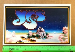 BIG 6″ YES Topographic Oceans vinyl sticker. Classic Rock band decal for car,