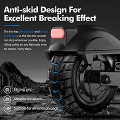 80/65-6 Scooter Tire Off-Road, 10 Inch Replacement Thickened Off Road 80/65-6