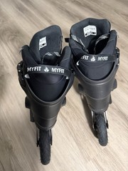 Powerslide NEXT Boot Men’s Inline Skates Black MYFIT Liner Size 10.5-11