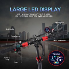 Electric Scooter 48v 800W For Adult 10″Off Road Fat Tires Fast Speed USA MAX 3S2