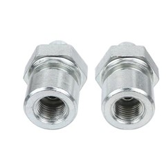 3AN Male to 3/8×24 Inverted Flare Fitting Zinc Steel 3AN to 3/8 x 24 – 2PCS