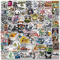 200 PCS Funny Holographic Stickers for Adults, Waterproof Vinyl Sarcastic Mem..