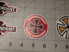 Independent Truck Company Vinyl Sticker Skateboarding Skate Decal 3in, 2in