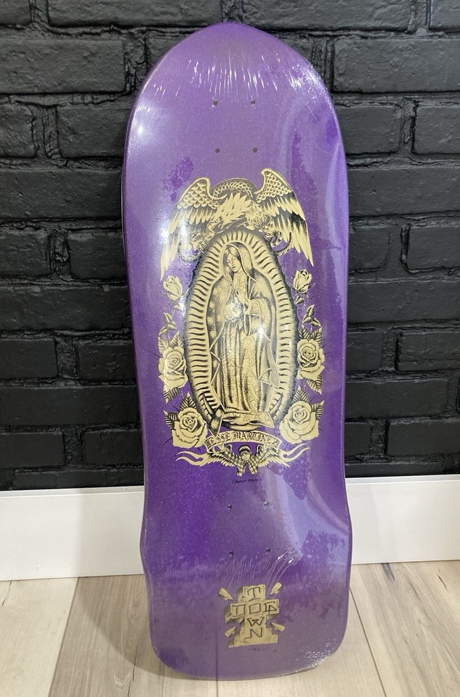 2026 NEW DOGTOWN Jesse Martinez ‘GUADALUPE’ Purple Flake Reissue Skateboard Deck