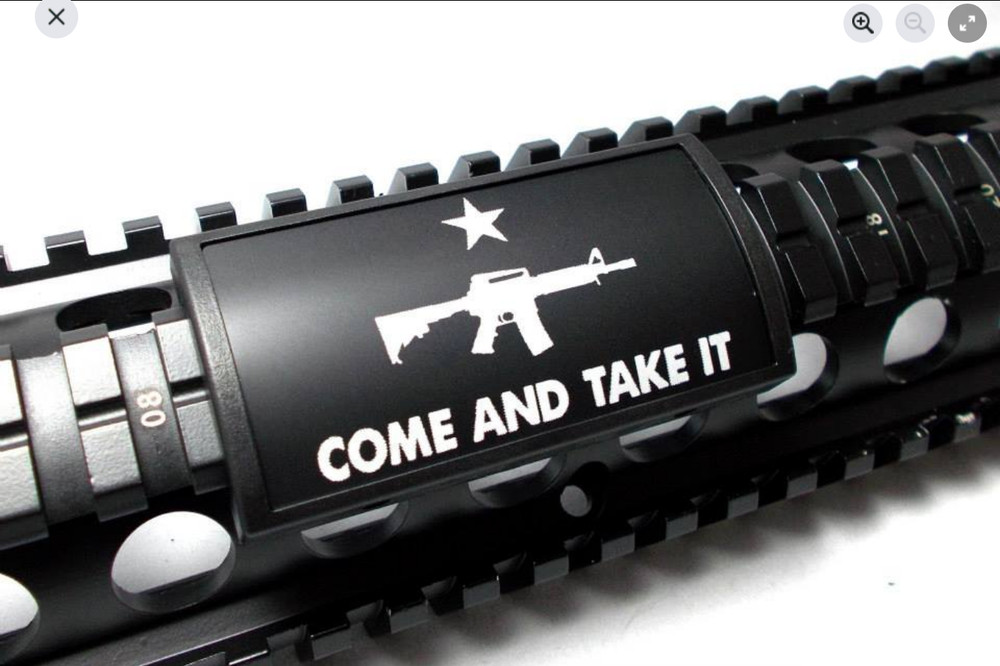 CGR Custom Gun Rails 1-3/8″ x 2-3/4″ «Come and Take It»