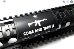 CGR Custom Gun Rails 1-3/8″ x 2-3/4″ «Come and Take It»