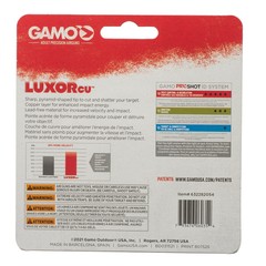 GAMO .177 Cal Luxor Cu Hunting Pellet-Lead Free-Tin of 150-632282054