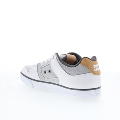 DC Pure 300660-XSWS Mens White Leather Skate Inspired Sneakers Shoes 9.5