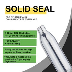 8 Gram / 12 Gram CO2 Cartridges, Non-Threaded,High-Grade CO2 Cylinder CO2 Car…