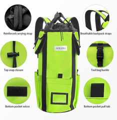 Arborist Rope Storage Bag Tree Climbing Rock Rope Bucket Backpack Rope Storage B