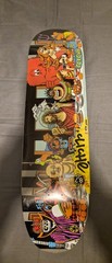2014 Shaped Cliche Last Supper Skateboard Deck with Poster/Ad Marc Mckee