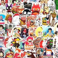 Free Shipping! Studio Ghibli Random Water-Resistant Glossy Vinyl Sticker Packs