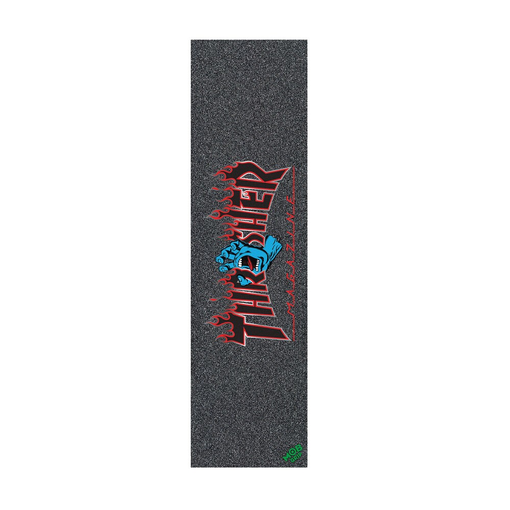 Santa Cruz x Thrasher «Screaming Flame Logo» Griptape (Black) Mob Grip 11″ x 33″