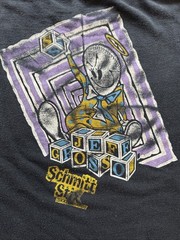 Vintage Skateboard Jeff Grosso Schmitt Stix T Shirt M 1980’s Rare Original Deck