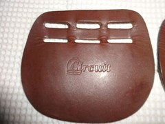 DOVER CIRCUIT Billet Guards – Quality Leather – NICE! (Set of 2 Guards)