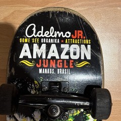 ORGANIKA Adelmo Jr skateboard deck Trucks Wheels Amazon Jungle 31” Nice!
