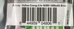 NEW Valken Energy 8.4v NiMH 1600mAh Flat Brick Mini Airsoft Battery TOY AIRSOFT