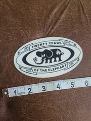 Black Label – 20 Years Of The Elephant 1988-2008 Skateboard Sticker