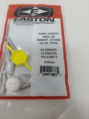 Easton Deep Six 4mm HIT Inserts: Fits G Nock Arrow Shafts: 20 Grain 018873 New