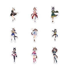 Mix 10/50 PCs Uma Musume: Pretty Derby Animate Gift Luggage Doodle Car Stickers