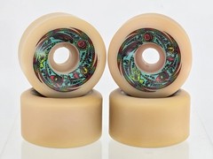 Vintage NOS Santa Cruz OJII TEAM RIDER Skateboard Wheels 95 61mm NATURAL