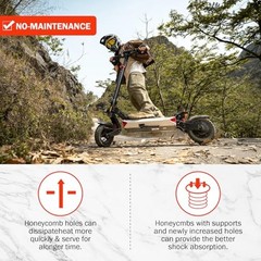 8.5×2 Electric Scooter Solid Tires,2 Pack 8.5 Inch Scooter Tire 50/75-6.1