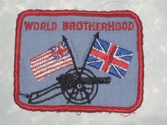 World Brotherhood Patch – United States / United Kingdom 3 1/8″ x 2 1/2″