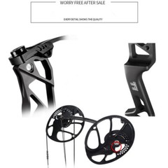 TOPOINT Compound Bow 19-70lbs Adjustable 320FPS Adult Archery Hunt Target Shoot