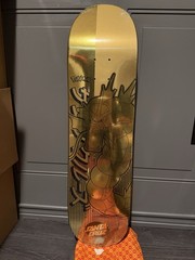 Santa Cruz Gold Gyarados Skateboard Deck (Pokémon) 1 of 50 in the ENTIRE WORLD
