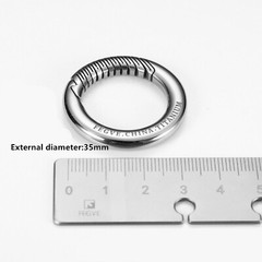 EDC Titanium Alloy Porable Keychain Ring Carabiner Key Belt Waist Hanging Buckle