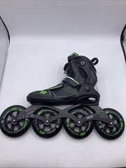 K2 MOD 110 Inline Skate US 7 EU 39.5 CM 25 Black/ Green Speed Lacing