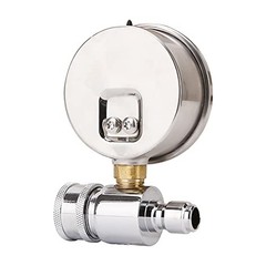 2-1/2″ Pressure Washer Pressure Gauge Kit, 3/8 Inch Quick Connect, 0-5000 PSI,