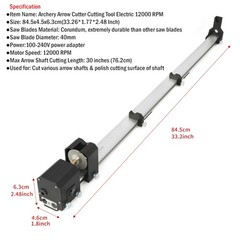 Zshjgjr Archery Electric Arrow Cutter Saw 12000 Rpm Electric Reciprocating Saw