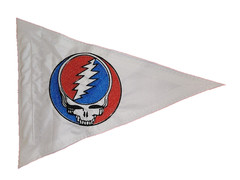 Custom Grateful Dead Stealie Triangle Safety Flag Burgee SAILBOAT KAYAK trike