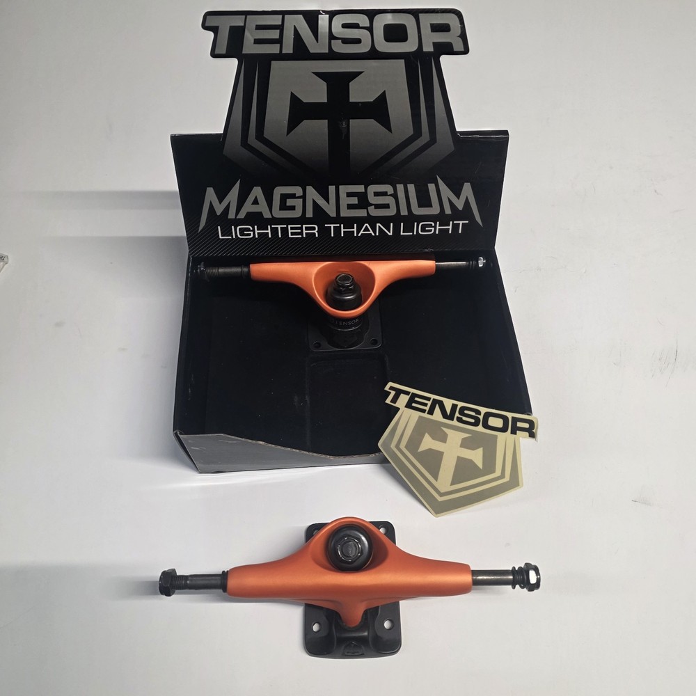 Tensor Magnesium Vintage Trucks Silver/Green Lo 5.0″ Sealed NIB RARE