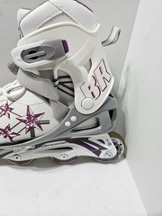 Bladerunner Phaser Adjustable Inline Skates Youth 5-8 White With Stars Manual