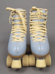Impala Sidewalk Womens Size 10 Quad Roller Skates Sky Baby Blue and Yellow