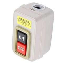 BS216B 110/220/380V Push Button Switch On/Off Start Stop Switch 3 Phase Self