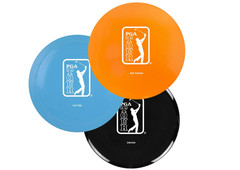 The PGA TOUR 3 Disc Golf Starter Set is a three-disc set for beginner