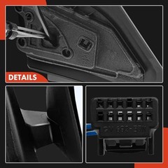 Passenger Side Manual Door Mirror – Compatible with Smart Right Passenger Side