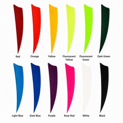3″ 4″ 5″ Archery Arrow Natural Turkey Feathers Shield Cut Fletching Fletches DIY