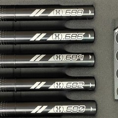 NEW HK Army Luxe Threaded LAZR Barrel Kit w/ Black Inserts – Polished Black