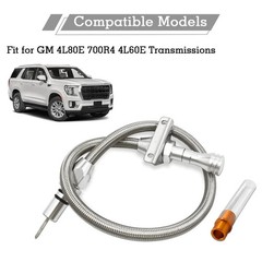 29.5 inch Silver Stainless Transmission Dipstick Tube Fit for GM 4L80E 700R4